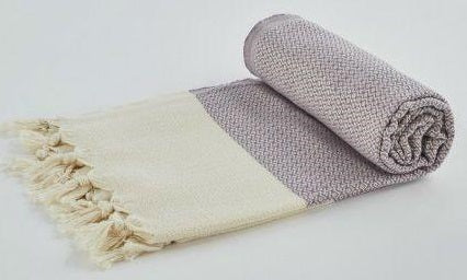 Turkish Peshtemel Towels - Izmir Diamonds (Lilac)