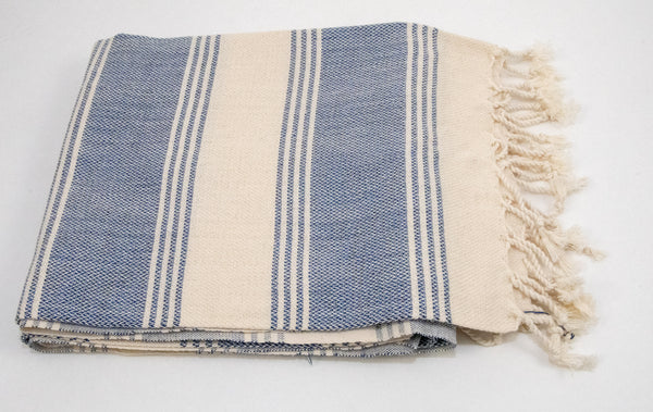 Turkish Peshtemel Towels - Classic Hamam | Blue