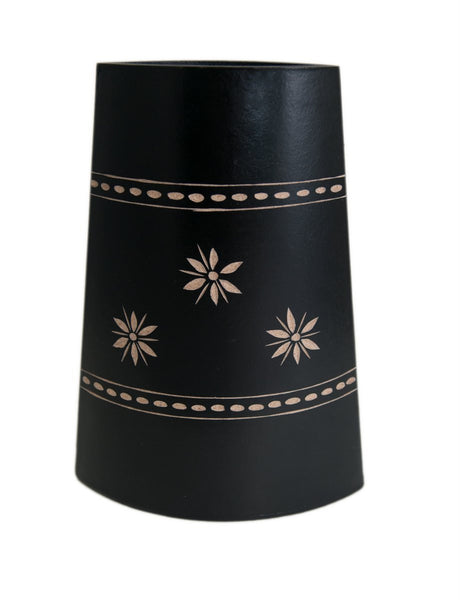 Black Trapezoid Vase | JadeSouk