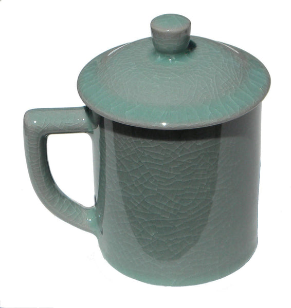 Dark Celadon Coffee Mug | JadeSouk