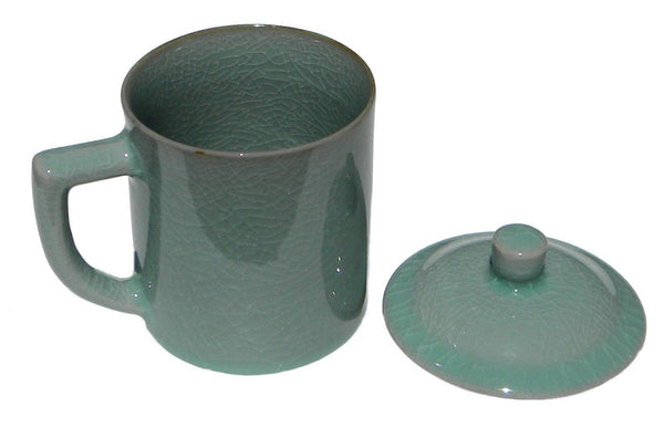 Dark Celadon Coffee Mug | JadeSouk