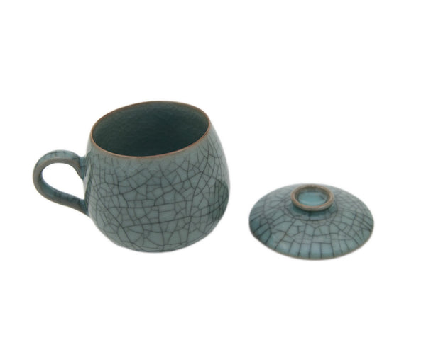 Dark Celadon Teacup | JadeSouk