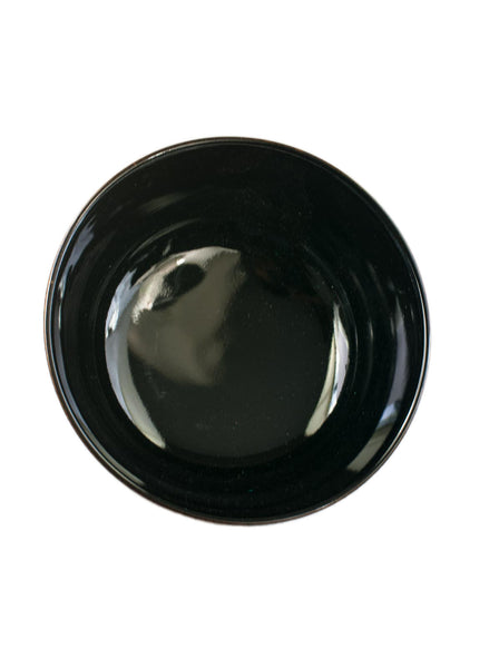 Black Donbori Bowl - Interior | JadeSouk
