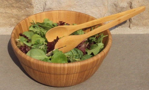 Bamboo Salad Bowl | JadeSouk