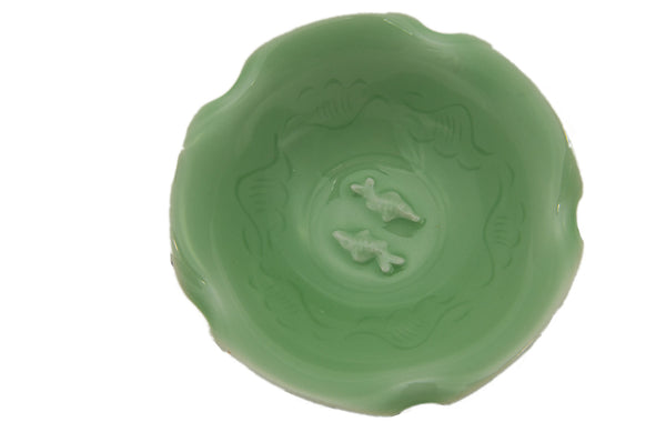 Celadon Fengshui Bowl - Fish | JadeSouk