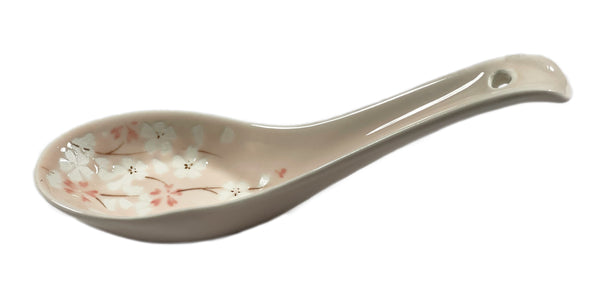Chinese Soup Spoons - Cherry Blossom Soup Spoon (Set of Four)