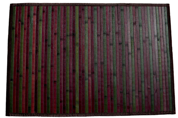 Tricolor Bamboo Mat (2 x 3 ft.) | JadeSouk
